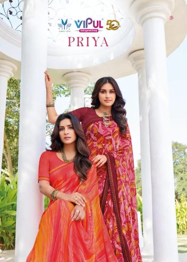vipul fashion priya georgette fancy best saree online 
