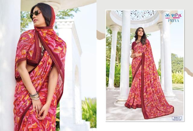 vipul fashion priya georgette fancy best saree online 