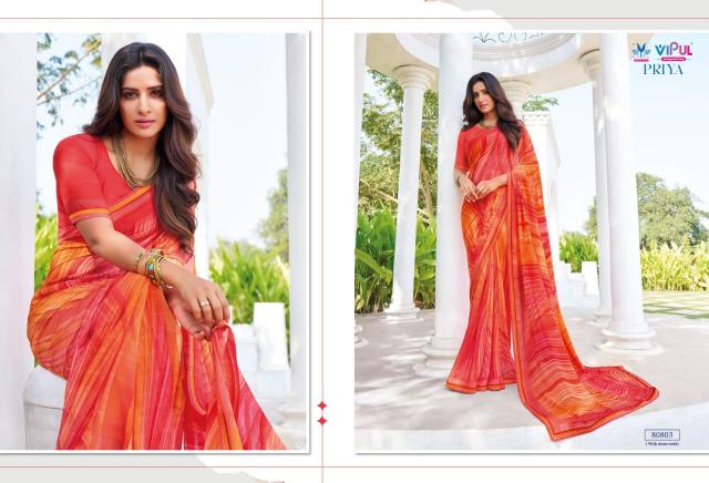 vipul fashion priya georgette fancy best saree online 