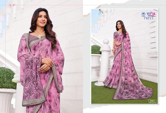 vipul fashion priya georgette fancy best saree online 