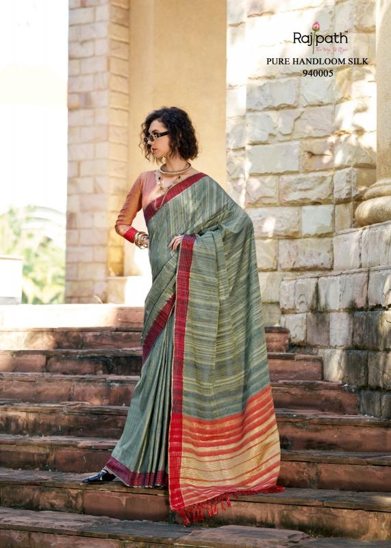 rajpath redbull handloom luxurious sarees for women