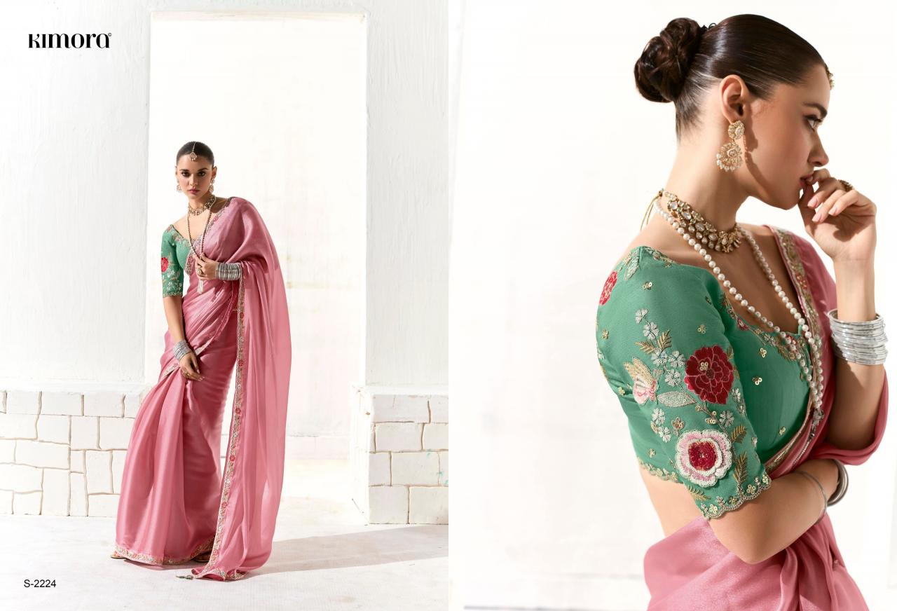 kimora runway 2211-2225 organza hit design saree wholesaler 