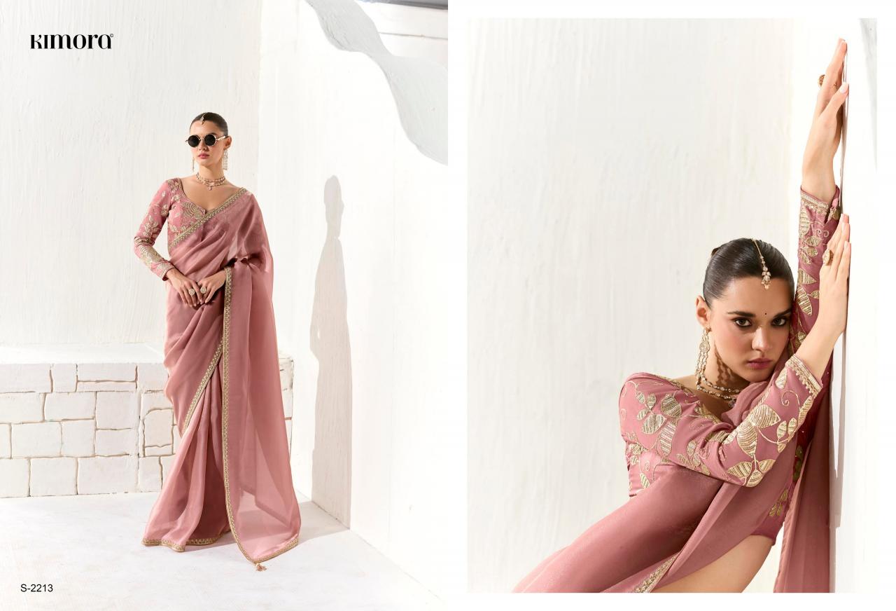 kimora runway 2211-2225 organza hit design saree wholesaler 