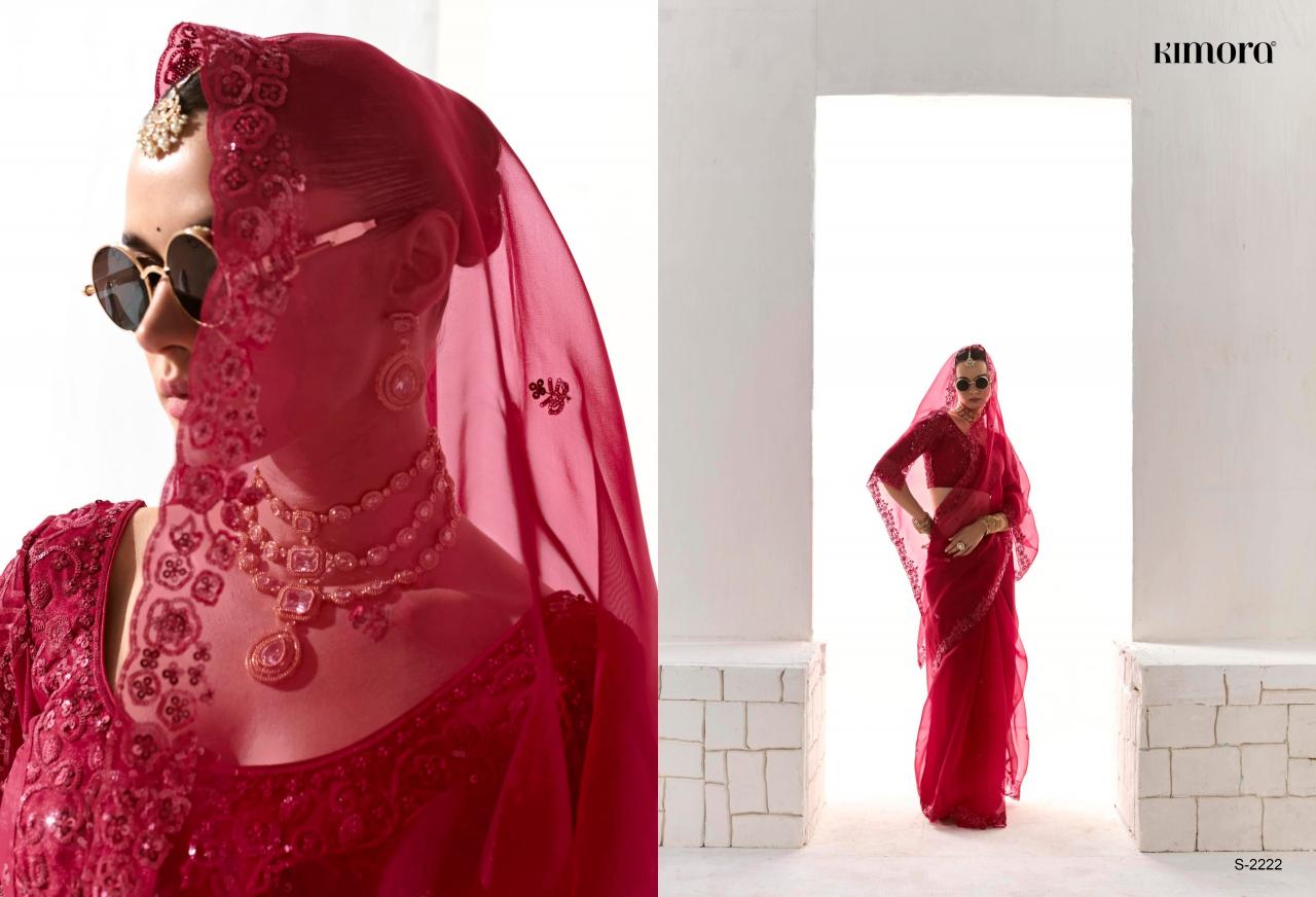 kimora runway 2211-2225 organza hit design saree wholesaler 