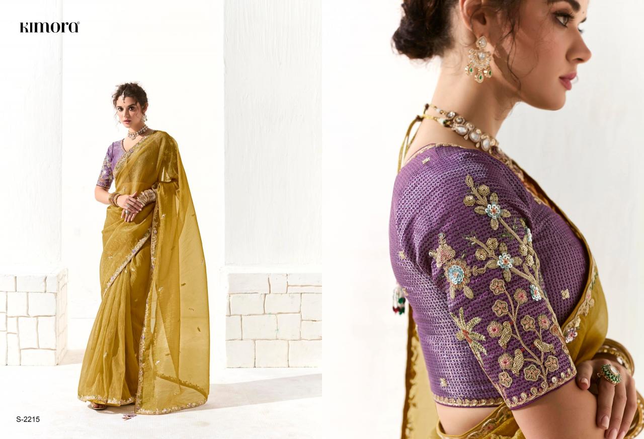 kimora runway 2211-2225 organza hit design saree wholesaler 