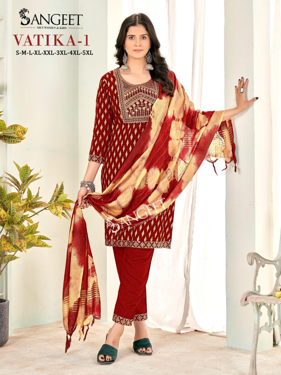 vatika vol 1 pretty look rayon print readymade big size short tops 