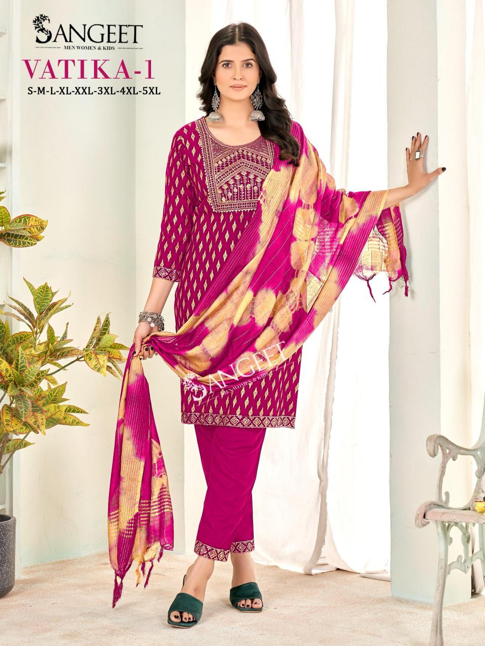 vatika vol 1 pretty look rayon print readymade big size short tops 