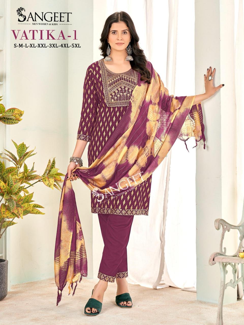 vatika vol 1 pretty look rayon print readymade big size short tops 