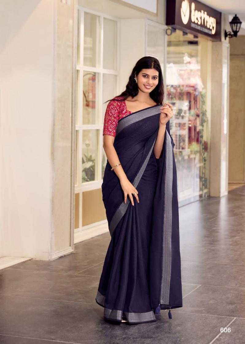 KASHVI CREATION ABHILASHA VOL 6 SUMMER BEAUTY LINEN SILK SAREES 