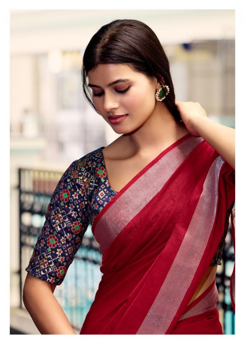 KASHVI CREATION ABHILASHA VOL 6 SUMMER BEAUTY LINEN SILK SAREES 