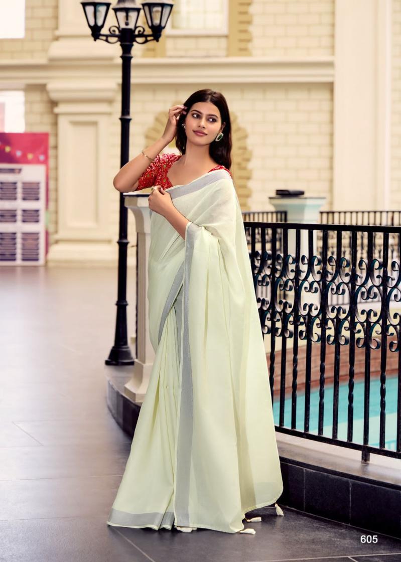 KASHVI CREATION ABHILASHA VOL 6 SUMMER BEAUTY LINEN SILK SAREES 