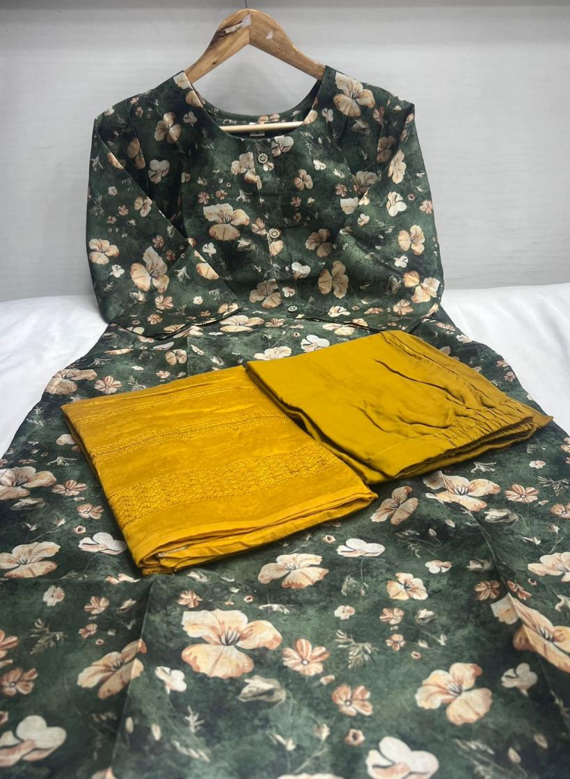 THE FINAL TOUCH  R R FASHION AMARA FULLY STITCH ASAM SILK PLUS SIZE KURTA SETS 
