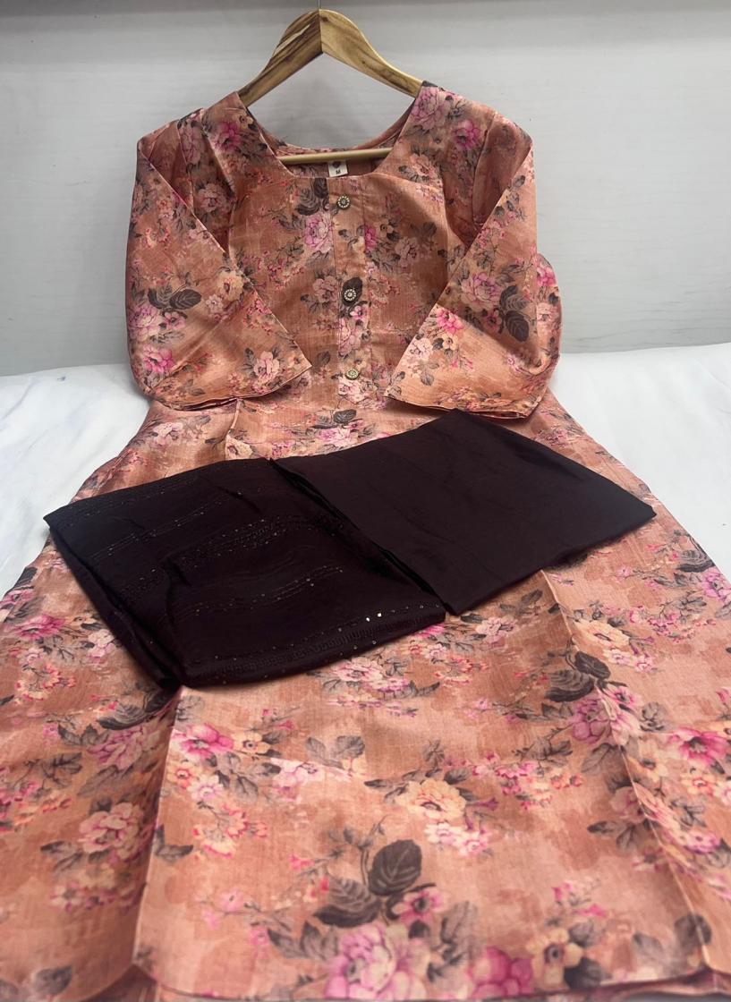 THE FINAL TOUCH  R R FASHION AMARA FULLY STITCH ASAM SILK PLUS SIZE KURTA SETS 