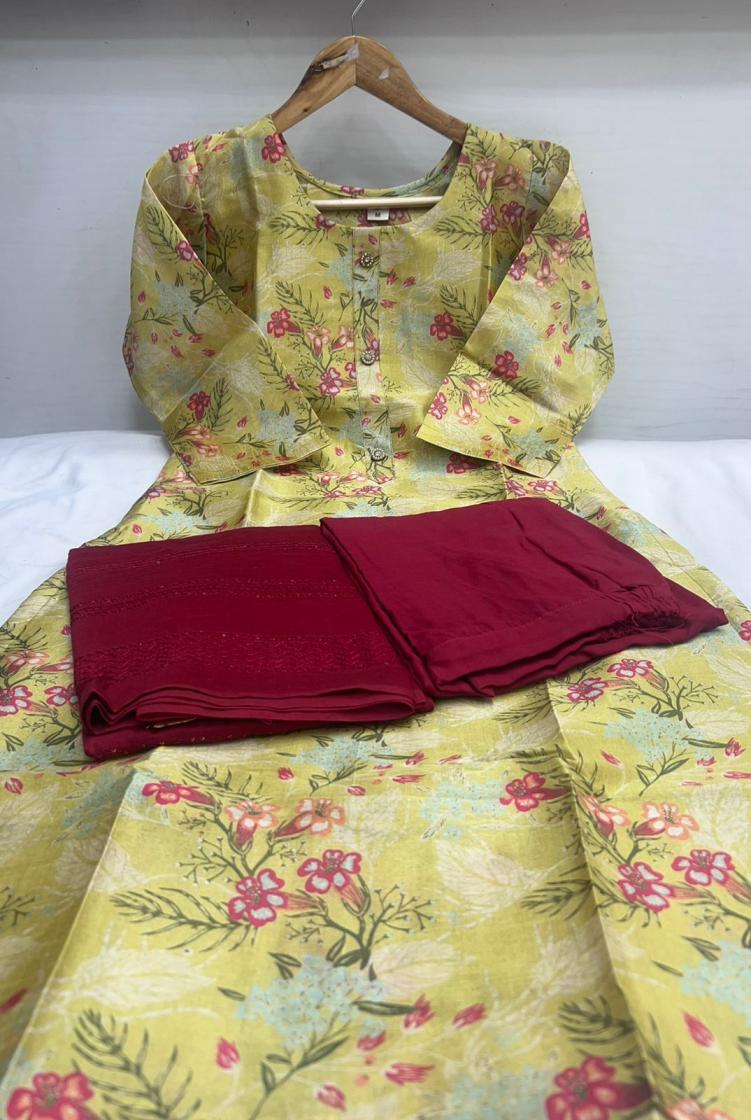 THE FINAL TOUCH  R R FASHION AMARA FULLY STITCH ASAM SILK PLUS SIZE KURTA SETS 