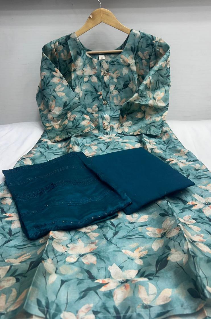 THE FINAL TOUCH  R R FASHION AMARA FULLY STITCH ASAM SILK PLUS SIZE KURTA SETS 