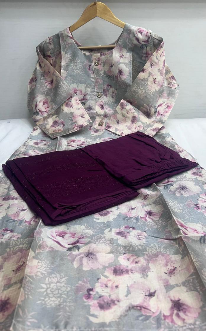 THE FINAL TOUCH  R R FASHION AMARA FULLY STITCH ASAM SILK PLUS SIZE KURTA SETS 