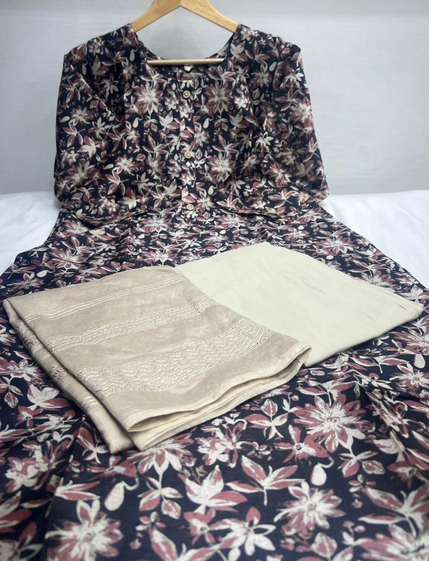 THE FINAL TOUCH  R R FASHION AMARA FULLY STITCH ASAM SILK PLUS SIZE KURTA SETS 
