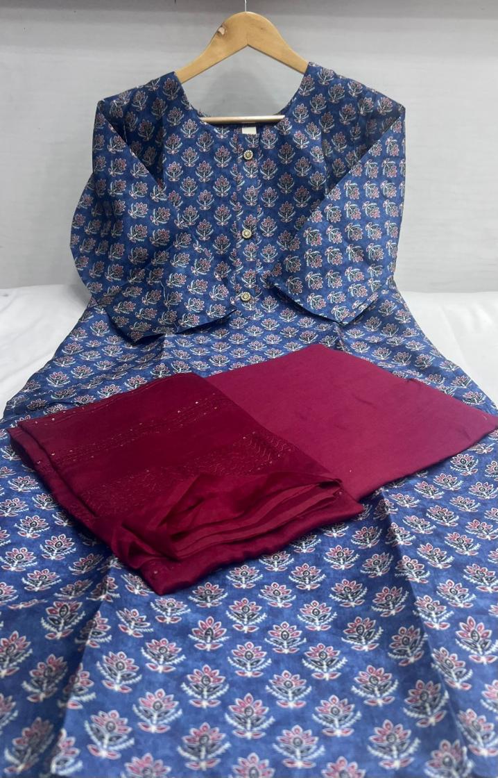 THE FINAL TOUCH  R R FASHION AMARA FULLY STITCH ASAM SILK PLUS SIZE KURTA SETS 