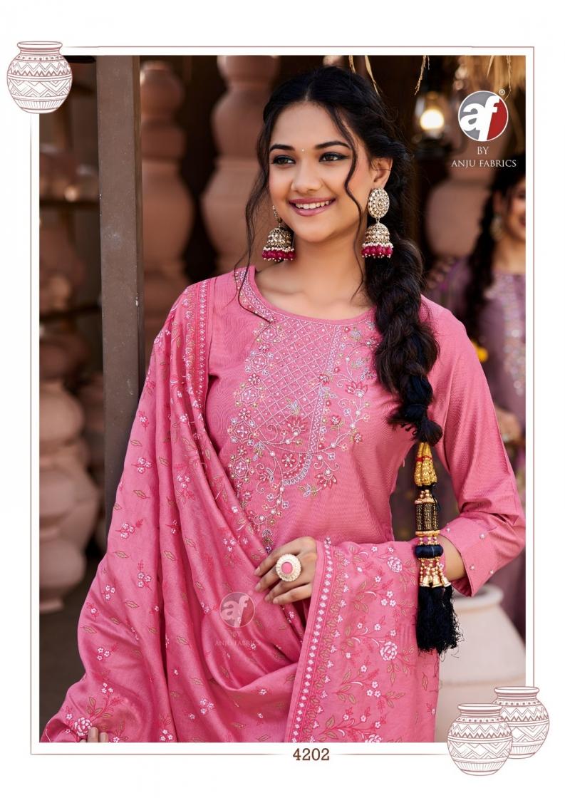 once more vol 5 by anju fab readymade viscose nylon designer plus size suits 