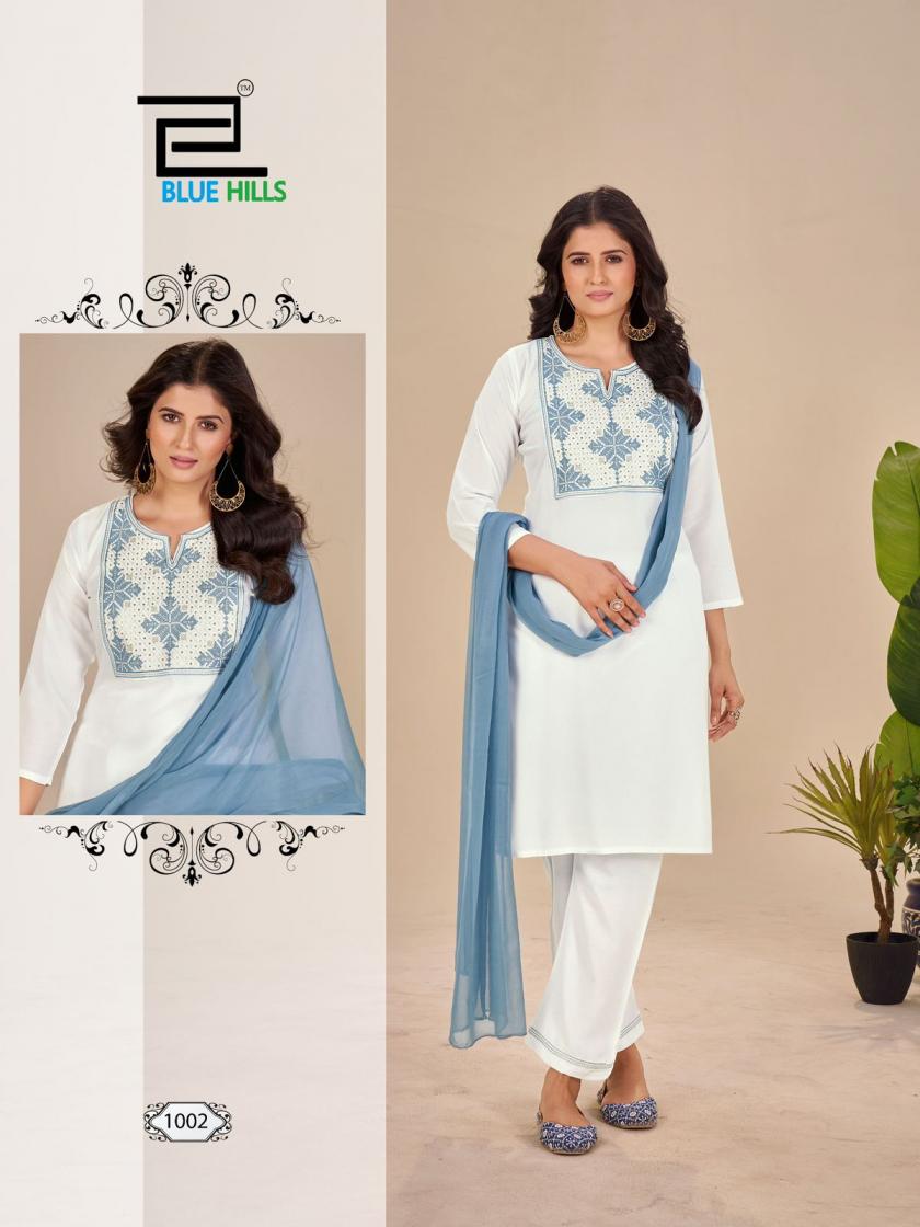 juliet by blue hills rayon classic look readymade big size 3pcs dress 