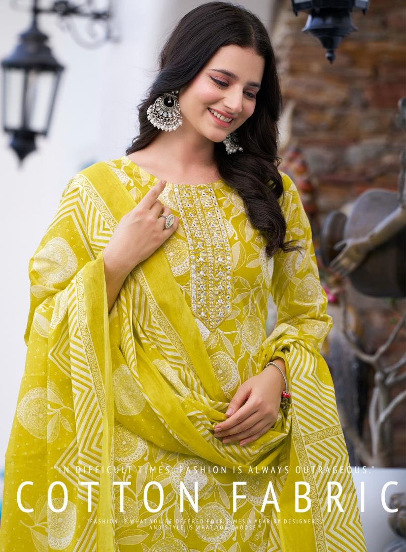 RADHIKA LIFESTYLE COTTON KUDI VOL 20 STYLISH PLUSH SIZE 3PCS DRESS