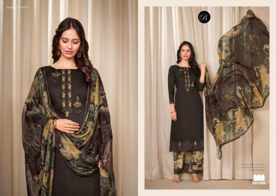 BELLIZA DESIGNER GULKAYRA JAM FULLY STITCH PLUS SIZE PAKISTANI DRESS