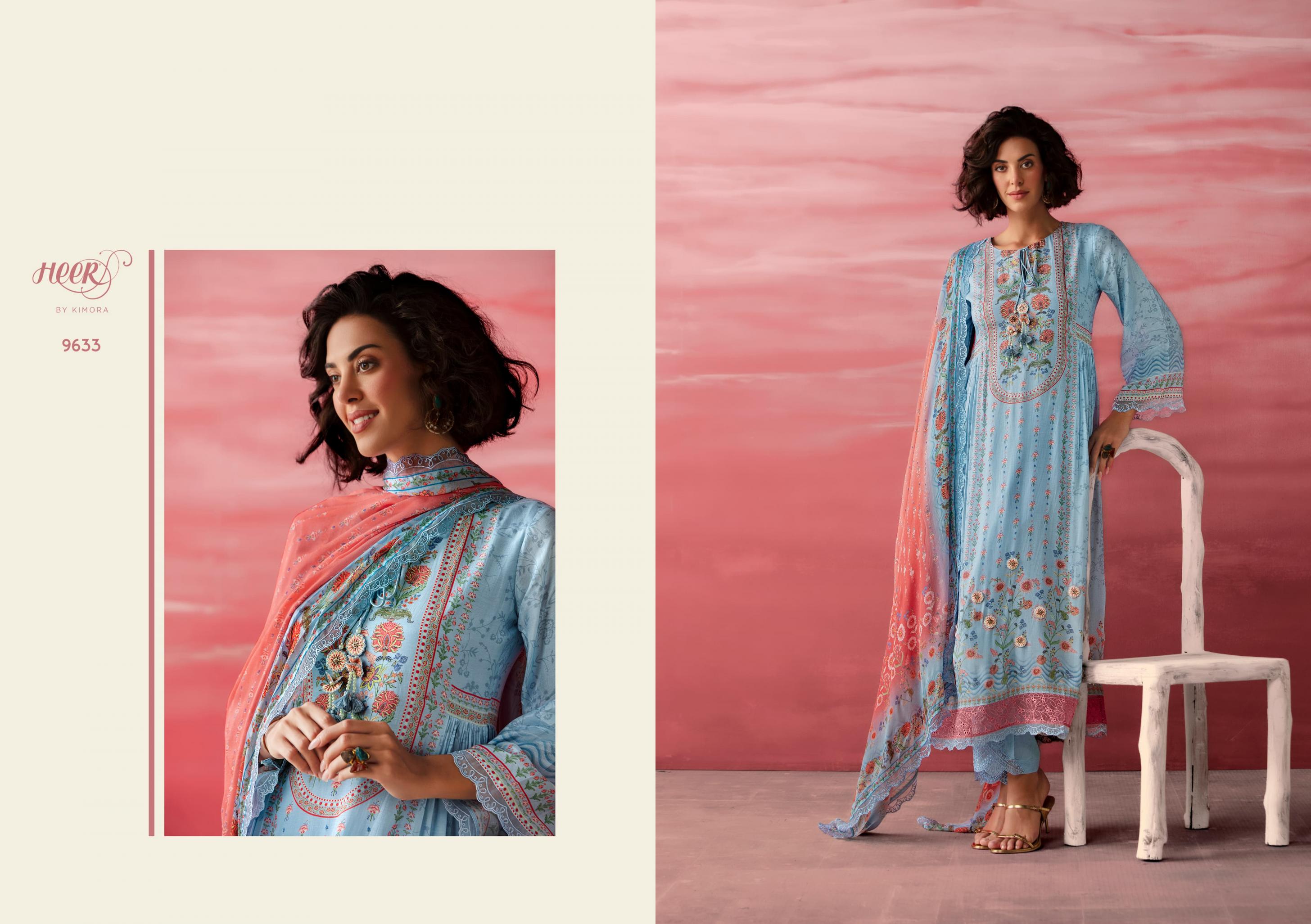 jimmy 207 by heer kimora full stitch plus size pretty look 3pcs dress
