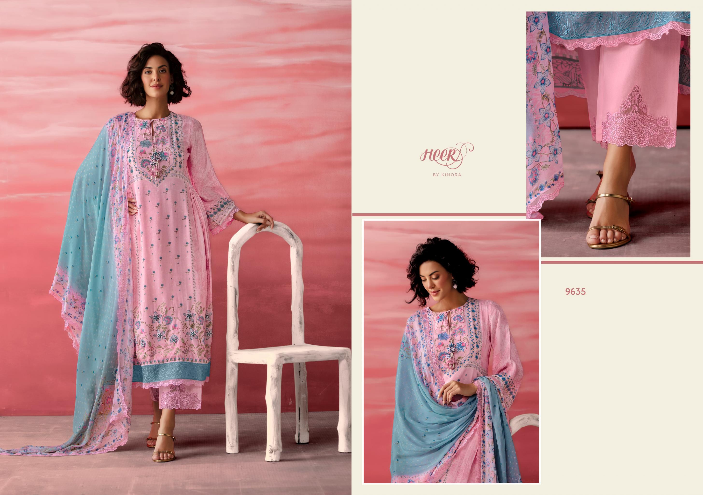jimmy 207 by heer kimora full stitch plus size pretty look 3pcs dress