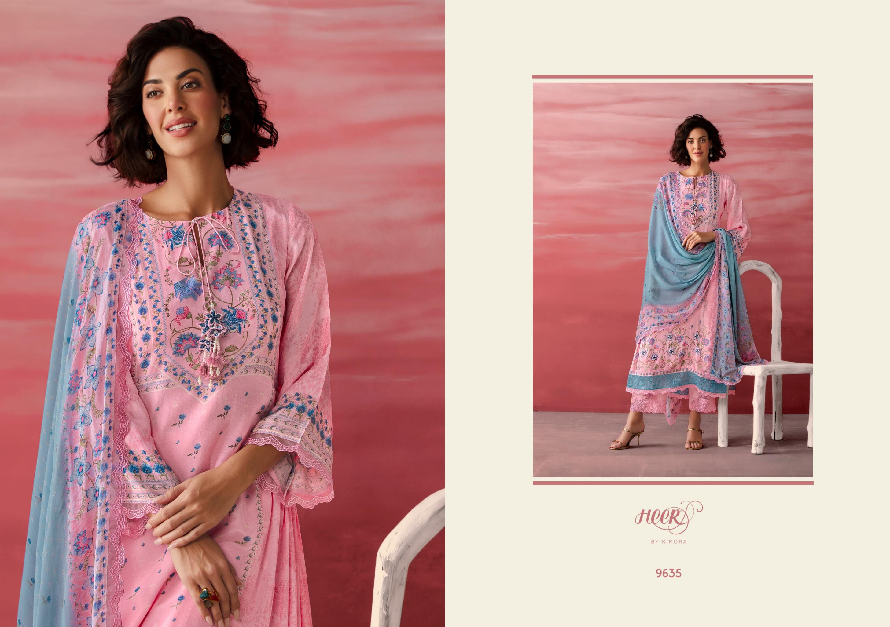 jimmy 207 by heer kimora full stitch plus size pretty look 3pcs dress