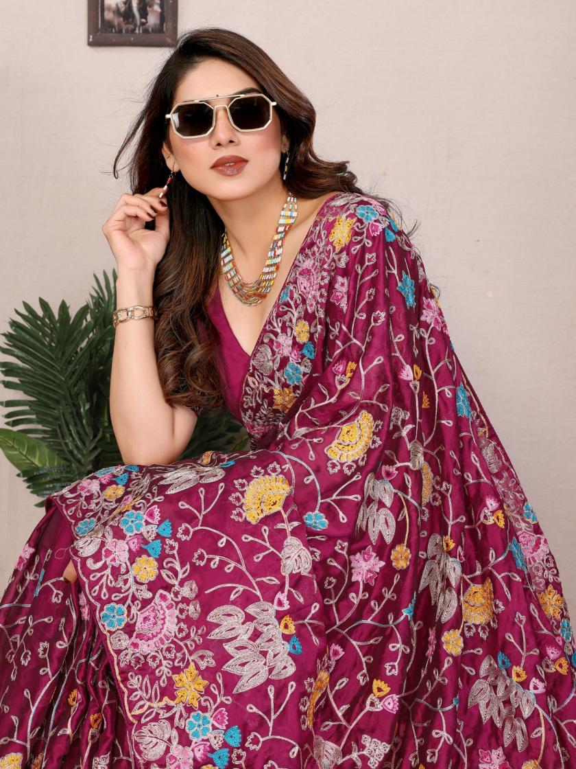 jeremy rangoli silk shop glamorous styles sarees online 