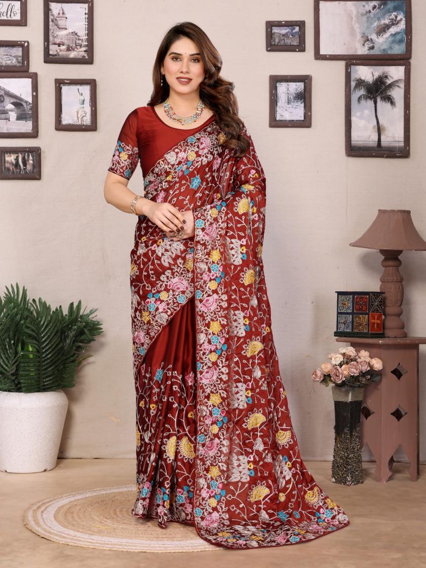 jeremy rangoli silk shop glamorous styles sarees online 
