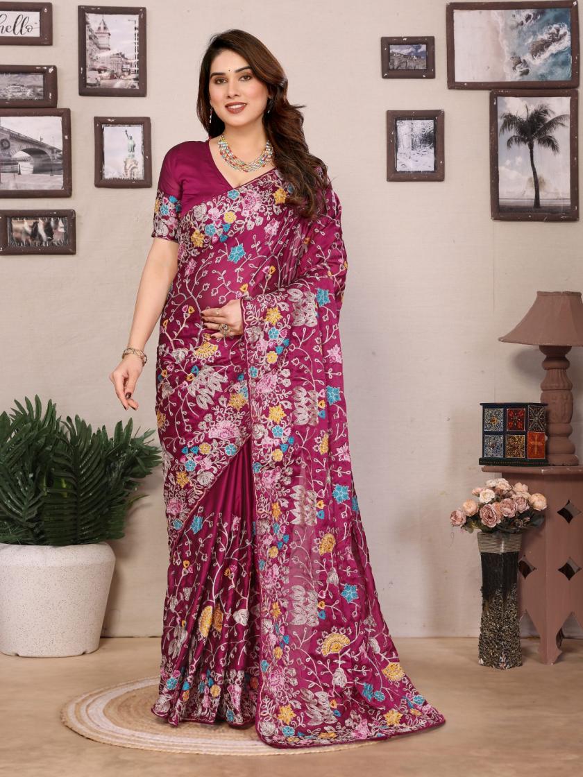 jeremy rangoli silk shop glamorous styles sarees online 