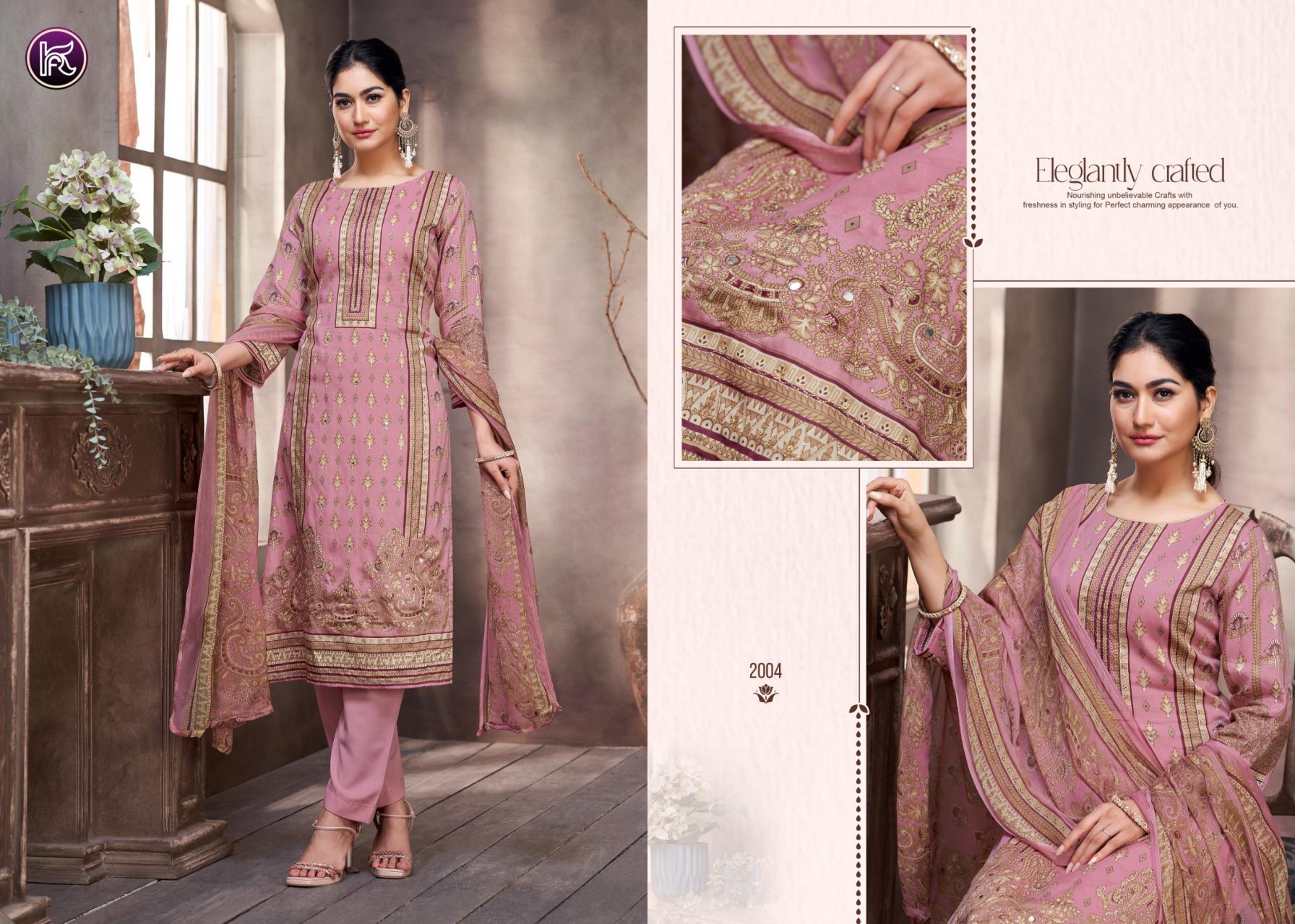 RUHI VOL 2 BY KALA FASHION BEAUTIFUL PAKISTANI JAM COTTON PATTERN SUIT