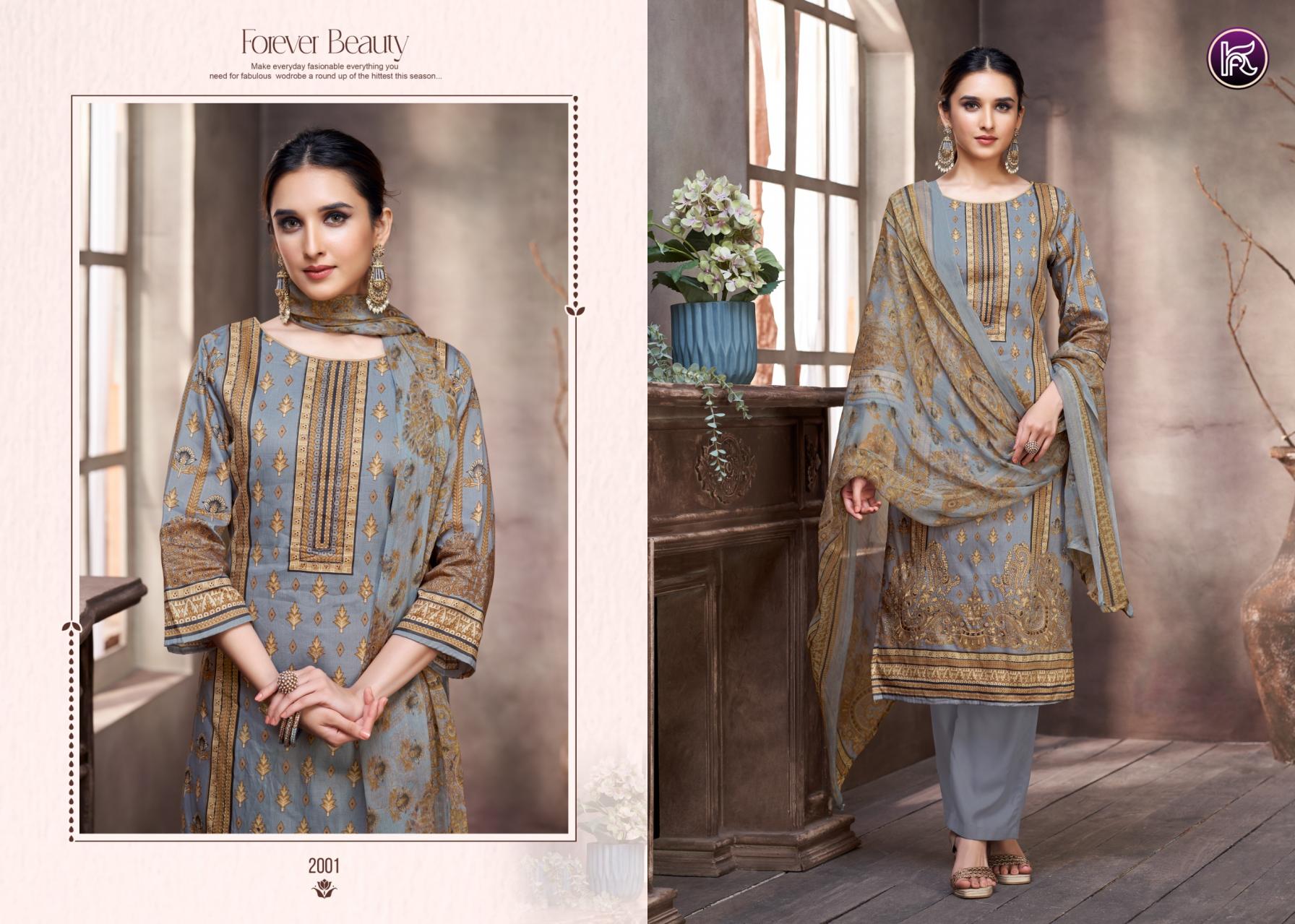 RUHI VOL 2 BY KALA FASHION BEAUTIFUL PAKISTANI JAM COTTON PATTERN SUIT