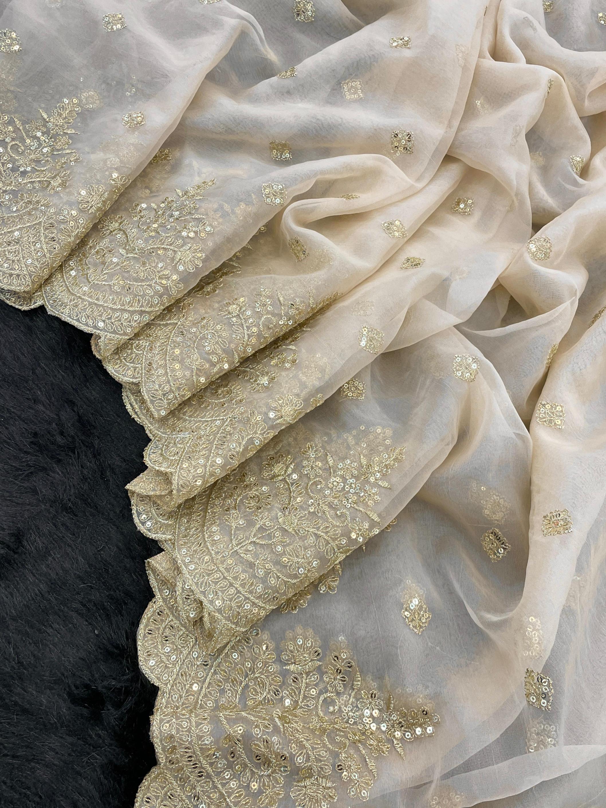 KC 834 FASHIONBALE DESIGN ORGANZA SAREES ONLINE 