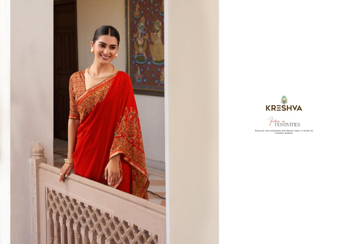 dastur by kreshva georgette shop trendy sarees online at affordable prices