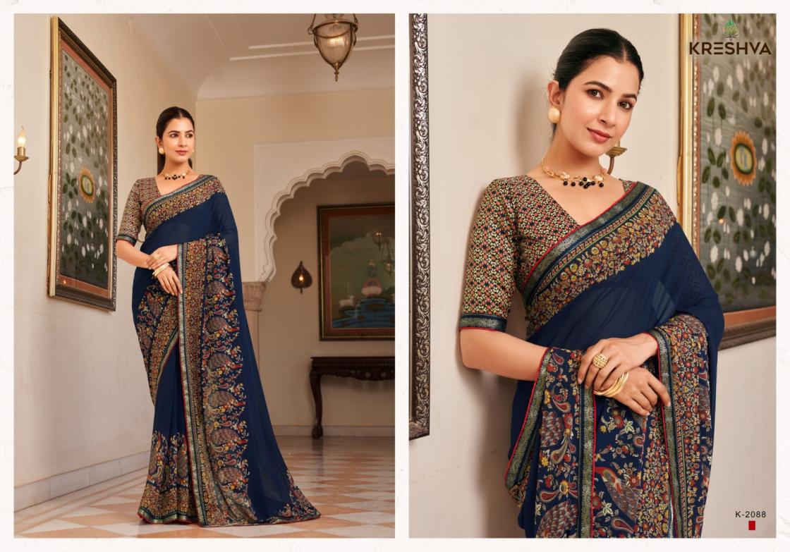 dastur by kreshva georgette shop trendy sarees online at affordable prices