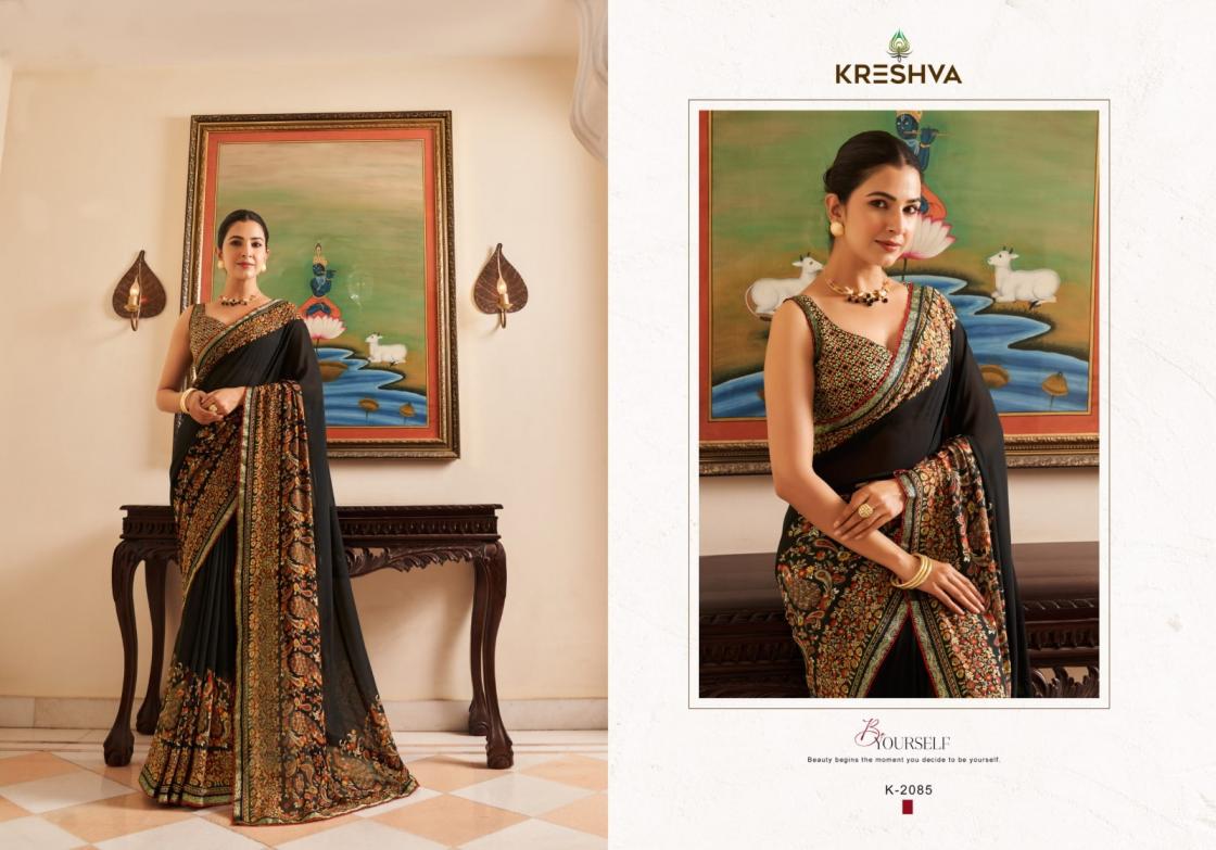 dastur by kreshva georgette shop trendy sarees online at affordable prices