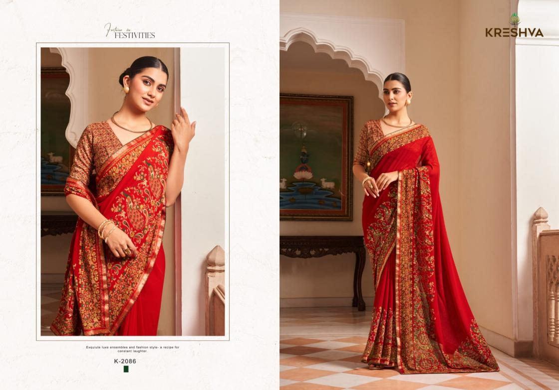 dastur by kreshva georgette shop trendy sarees online at affordable prices