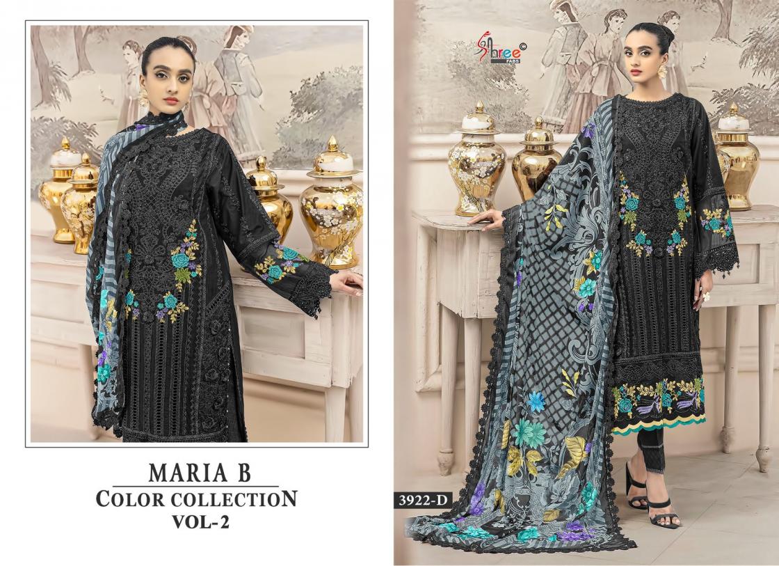 SHREE FABS BY MARIYA B COLOR COLLECTION 2 UNSTITCHED PAKISTANI SUITS 