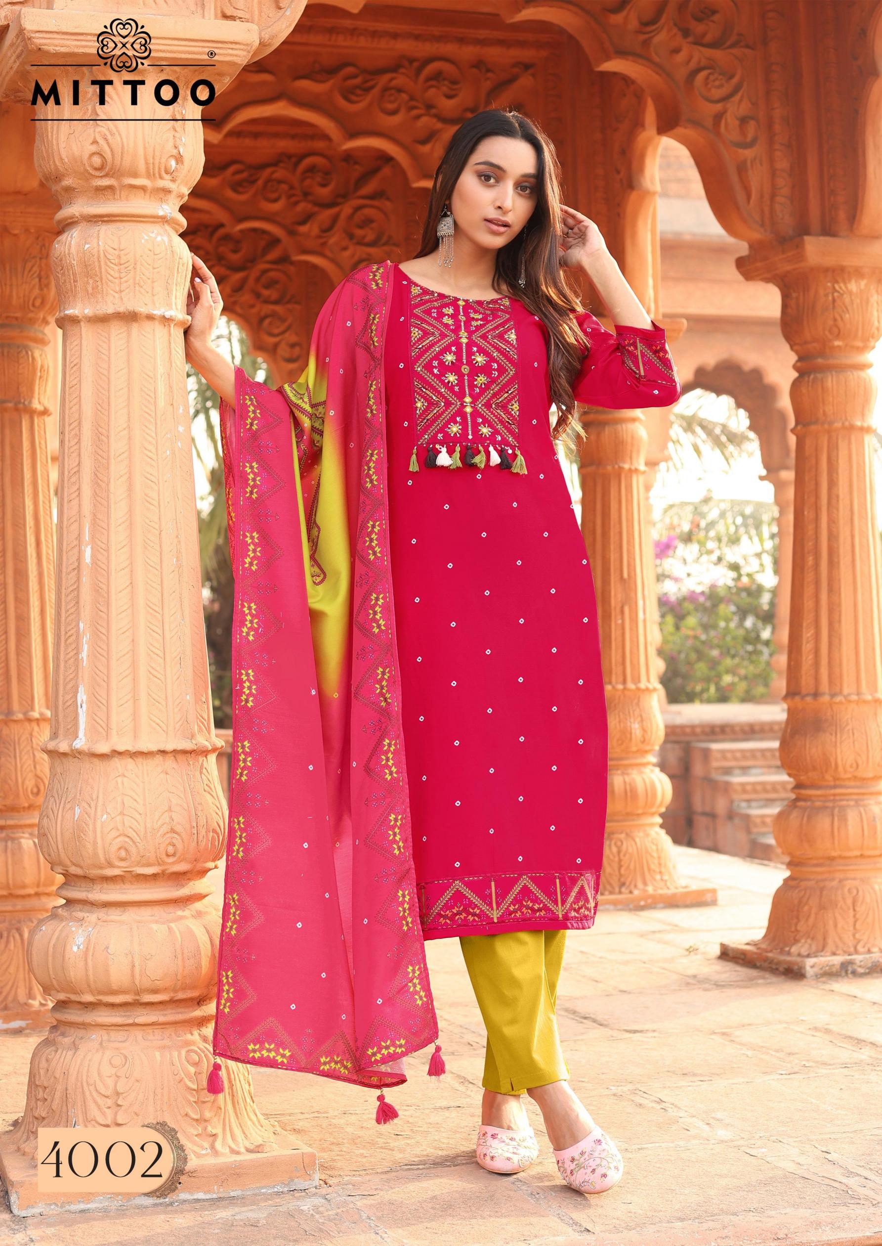 MITTO PRESENTS COLORDROP CLASSY LOOK DRESS SETS 