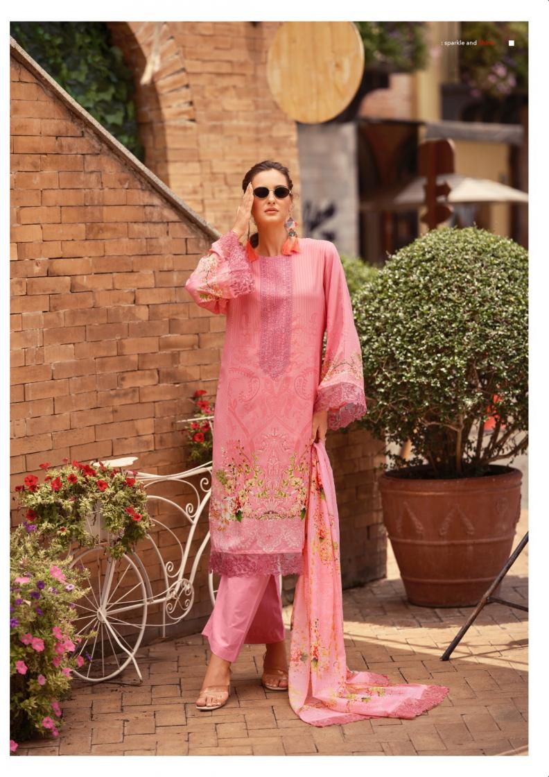 nisanka mills hermitage nizaam lawn cotton readymade plus size pakistani 3pcs dress
