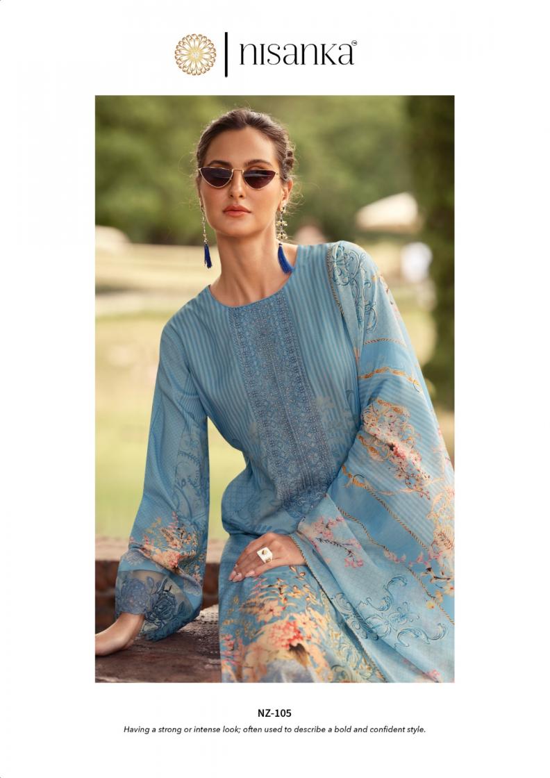 nisanka mills hermitage nizaam lawn cotton readymade plus size pakistani 3pcs dress