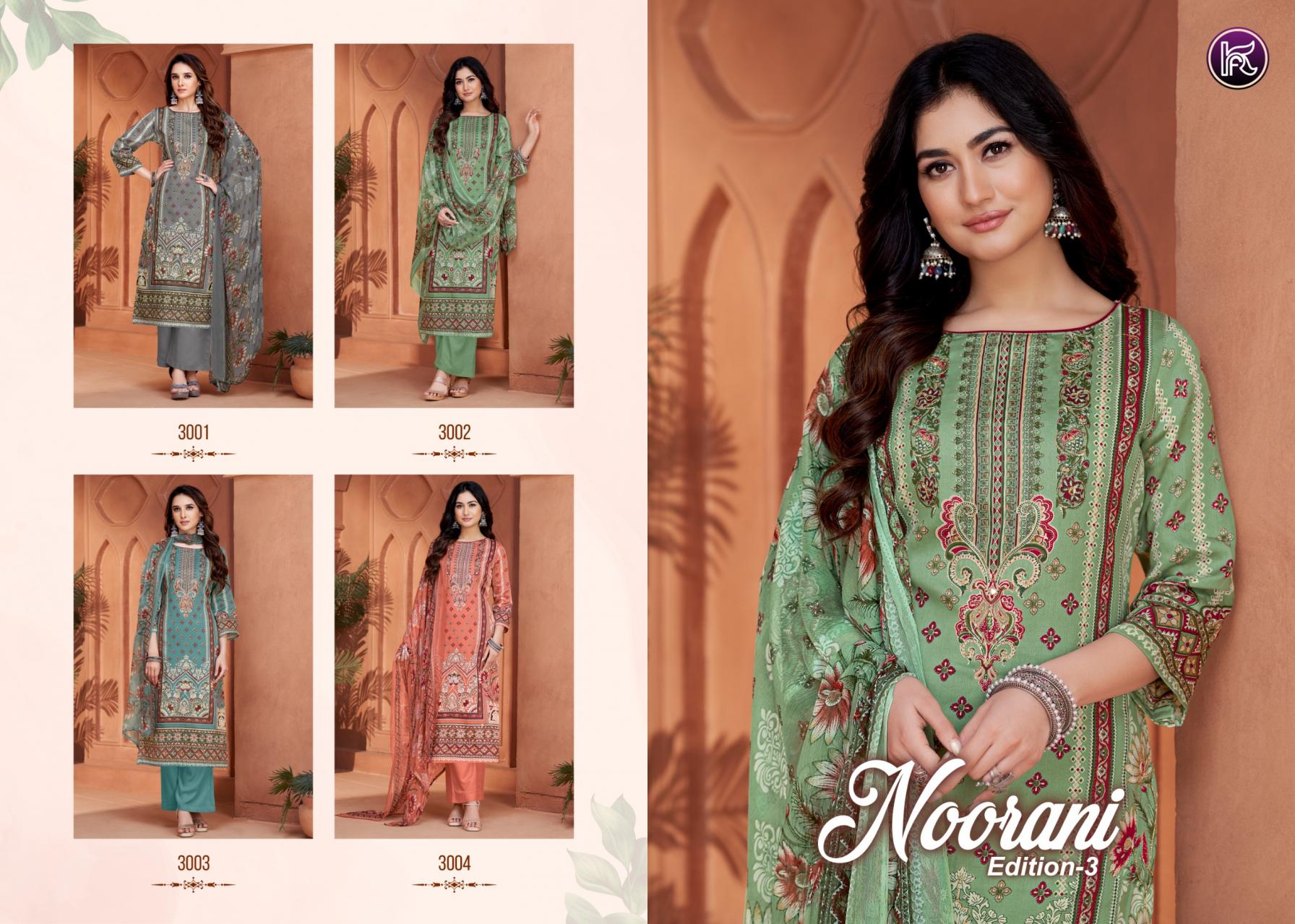 KALA FASHION NOORANI VOL 3 JAM COTTON PAKISTANI FANCY LADIES DESIGN 