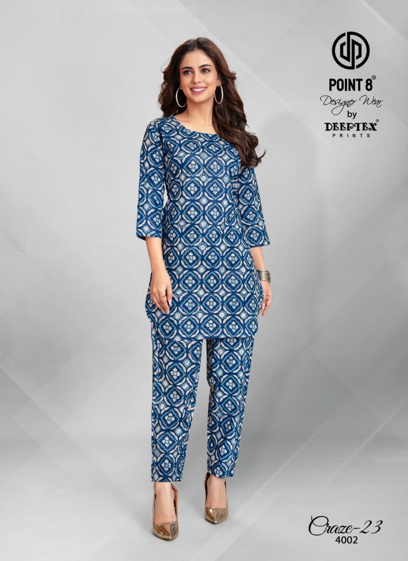craze 23 vol 4 by point 8 by deeptex prints cotton pretty look full stitch plus size co-ord set