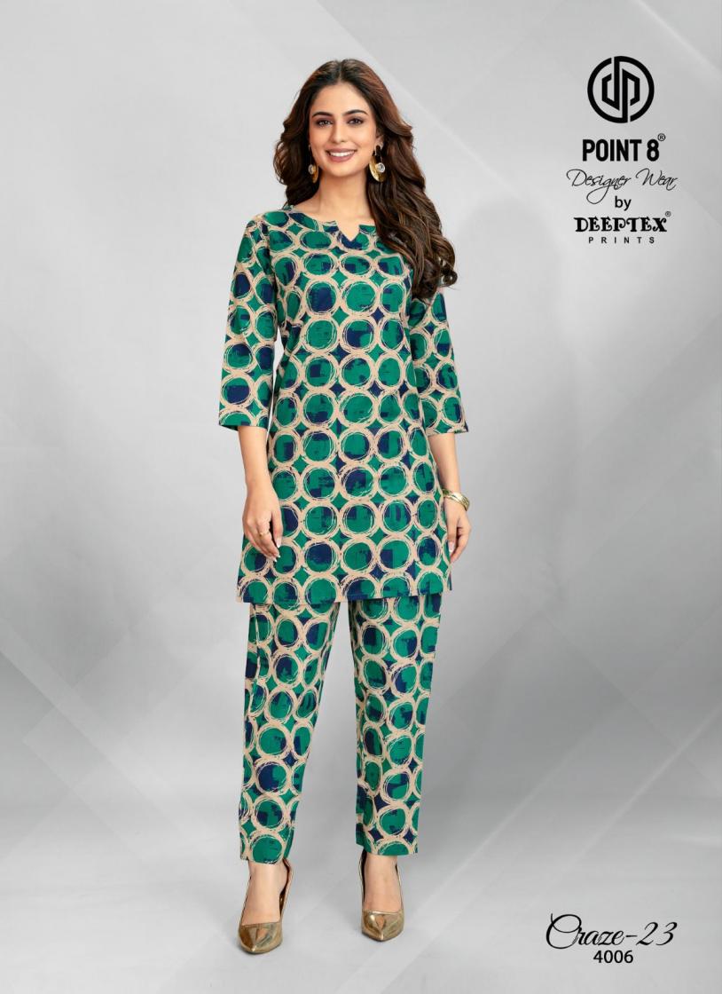 craze 23 vol 4 by point 8 by deeptex prints cotton pretty look full stitch plus size co-ord set