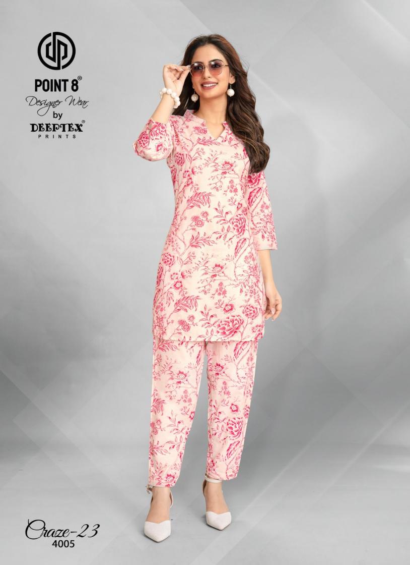 craze 23 vol 4 by point 8 by deeptex prints cotton pretty look full stitch plus size co-ord set