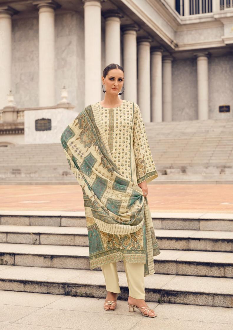PAISELY BY THE HERITAGE SHOP SUMMER SPECIAL PRINTED VISCOS PAKISTANI PLAZZO SET