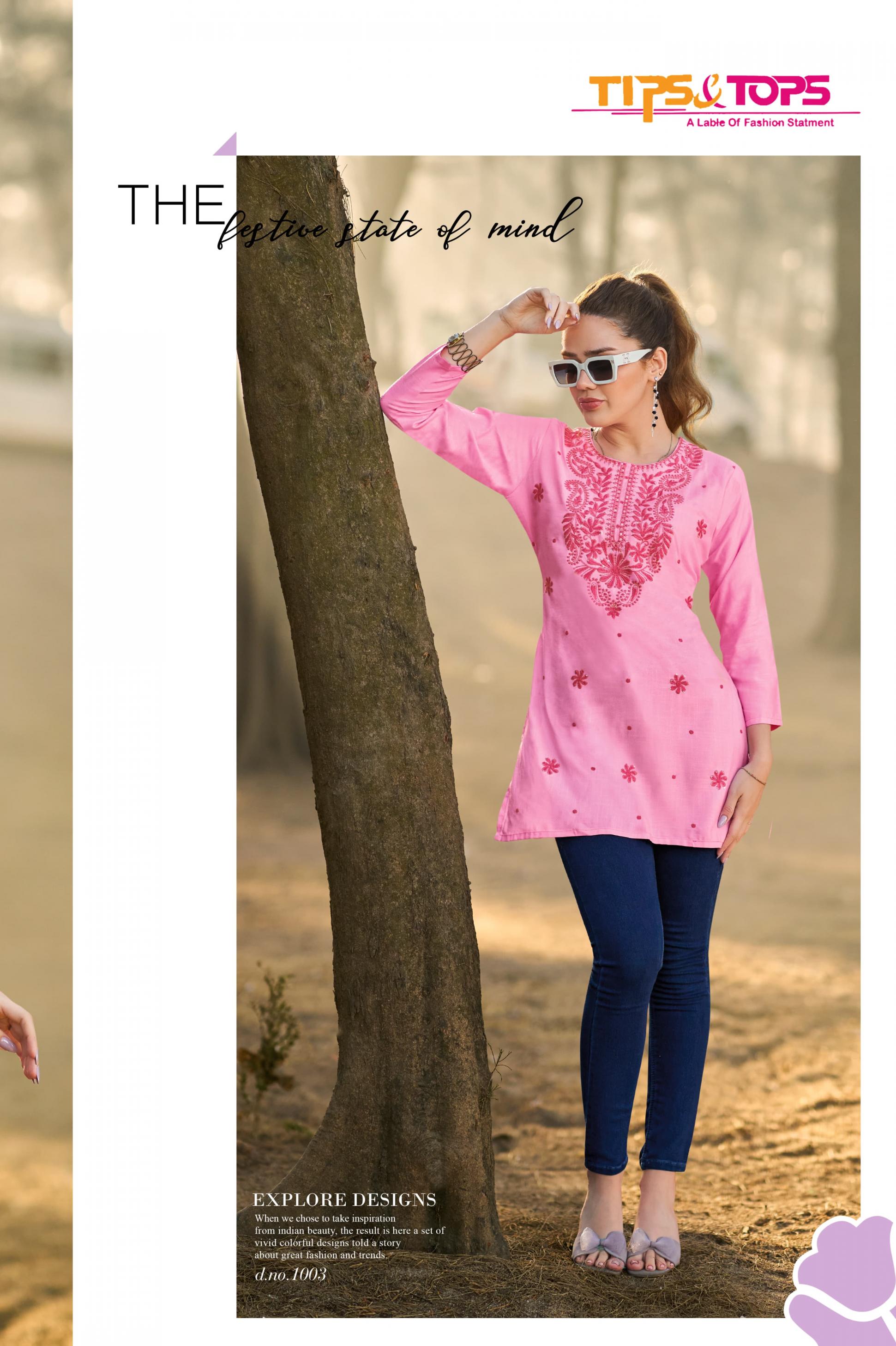 colours vol 5 by tips & tops rayon classic look western tops online 