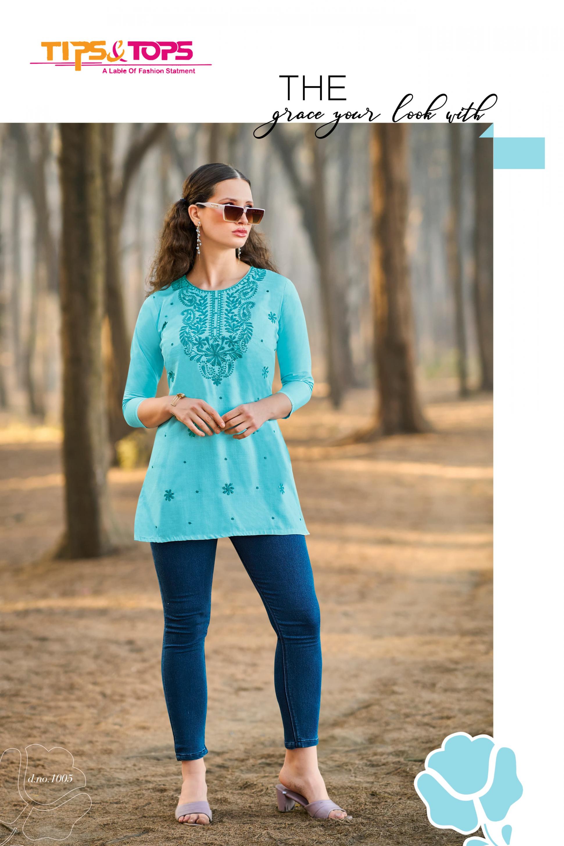 colours vol 5 by tips & tops rayon classic look western tops online 
